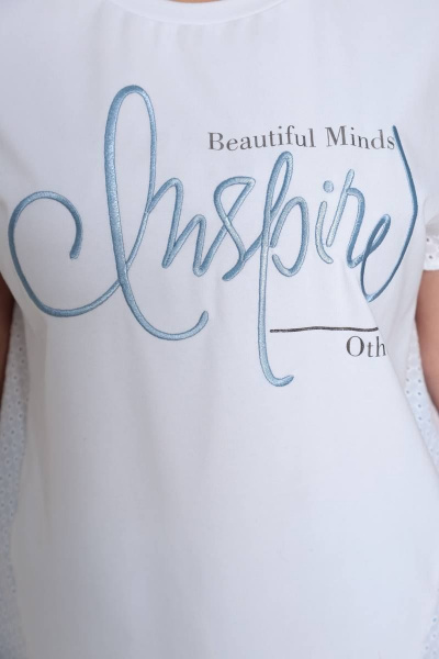 Спортивный комплект: футболка и брюки с вышивкой и защипами TAiER 1181 - фото 3