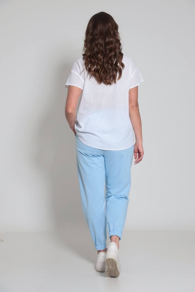 Спортивный комплект: футболка и брюки с вышивкой и защипами TAiER 1181 - фото 2