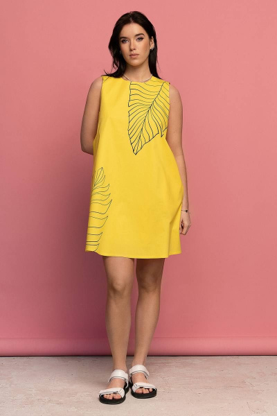 Платье JRSy 2314 желтый - фото 1