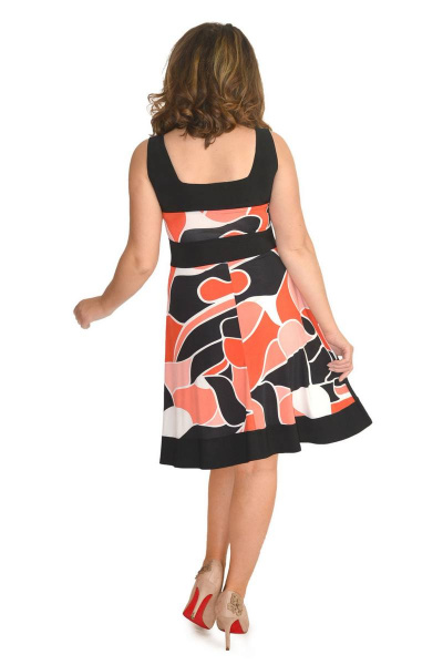 Мультиколор сарафан из вискозы и трикотажа Needle 142/1 - фото 2