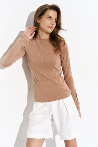 Джемпер Luitui R5032 карамельный - фото 3