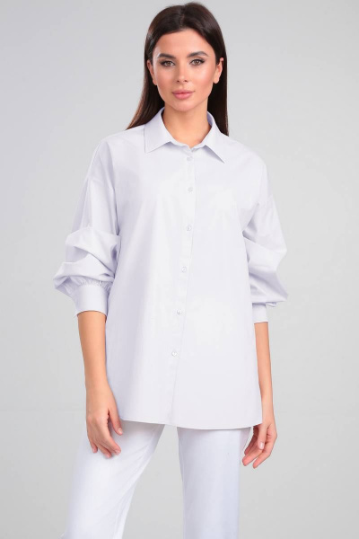 Блуза LeNata 11321 белый - фото 2
