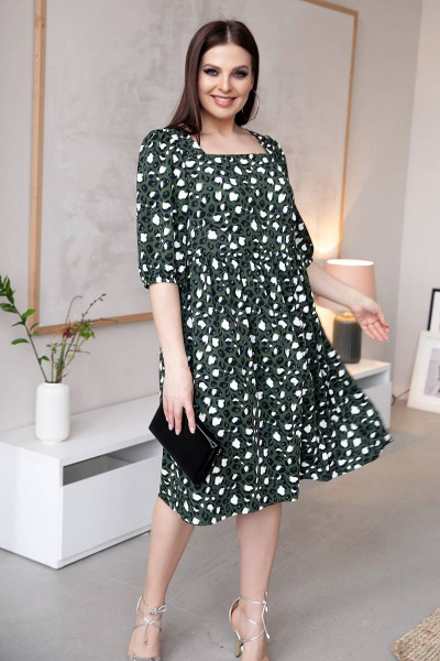 Платье ASV 2506 зеленый - фото 1
