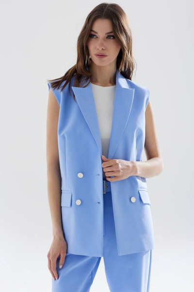 Комплект из брюк и жилета из хлопковой ткани Lyushe 3403 - фото 12