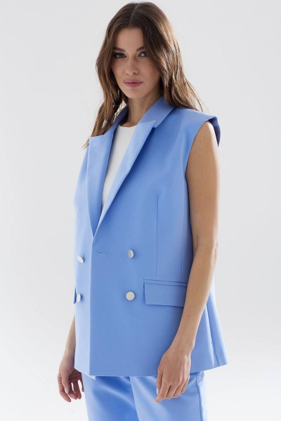 Комплект из брюк и жилета из хлопковой ткани Lyushe 3403 - фото 11