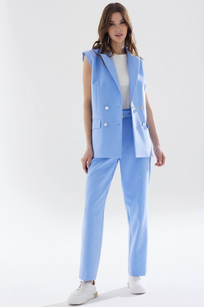 Комплект из брюк и жилета из хлопковой ткани Lyushe 3403 - фото 6