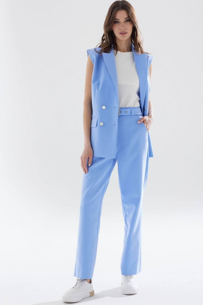 Комплект из брюк и жилета из хлопковой ткани Lyushe 3403 - фото 7