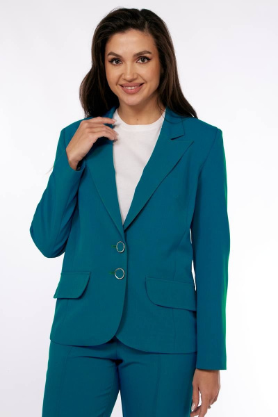 Брюки, жакет Vilena 876 волна - фото 5