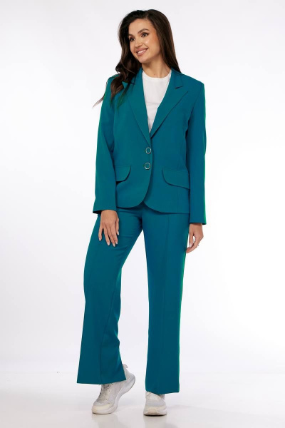 Брюки, жакет Vilena 876 волна - фото 4