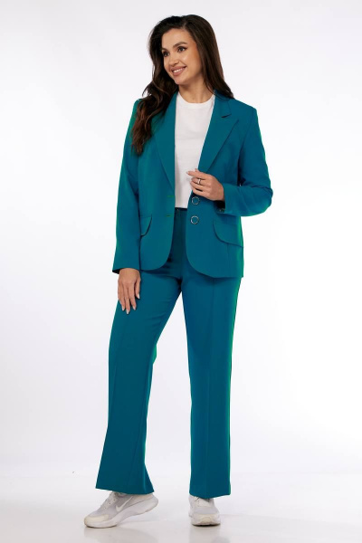 Брюки, жакет Vilena 876 волна - фото 2