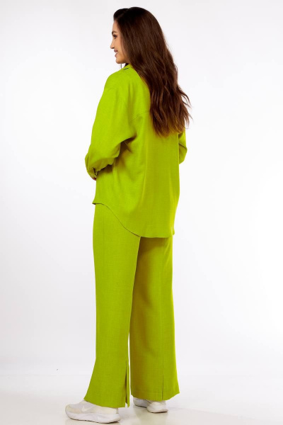 Брюки, рубашка Vilena 878 лайм - фото 9