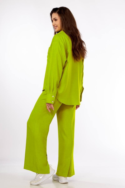 Брюки, рубашка Vilena 878 лайм - фото 8