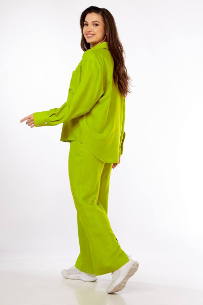 Брюки, рубашка Vilena 878 лайм - фото 4