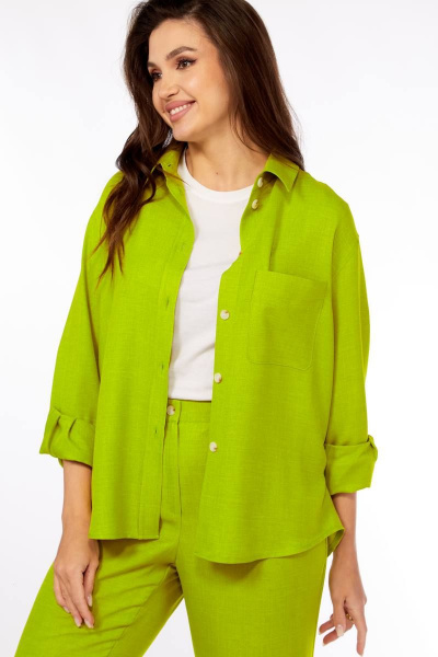 Брюки, рубашка Vilena 878 лайм - фото 7