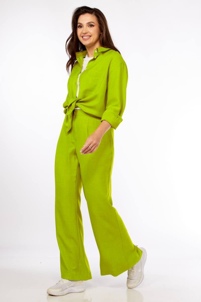Брюки, рубашка Vilena 878 лайм - фото 2