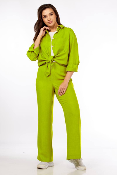 Брюки, рубашка Vilena 878 лайм - фото 1