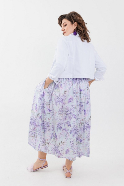 Жакет Anelli 717 белый - фото 4