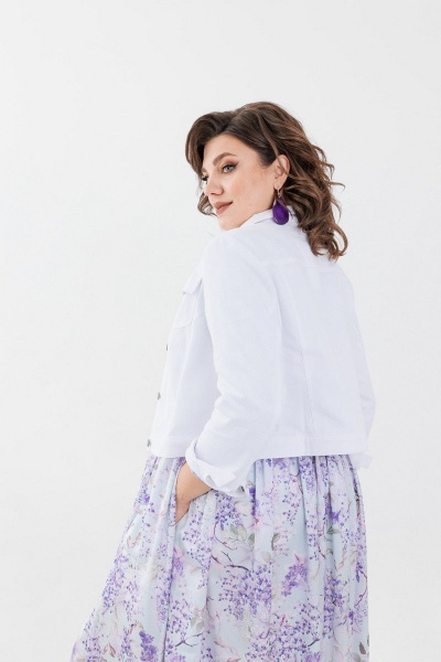 Жакет Anelli 717 белый - фото 2