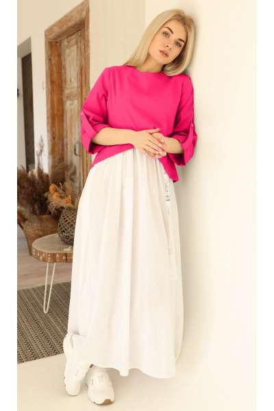 Платье Amberа 276.5 фуксия - фото 1