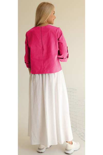 Платье Amberа 276.5 фуксия - фото 2