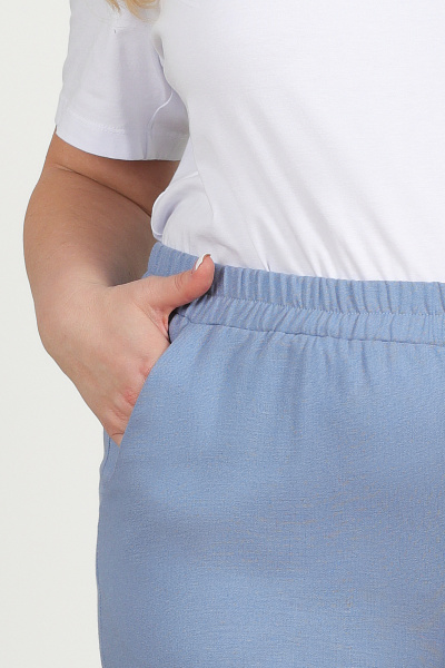 Блуза, брюки, майка Ninele 7424 голубой - фото 11