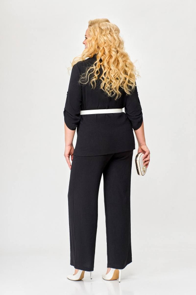 Брюки, жакет Swallow 657 черный - фото 6