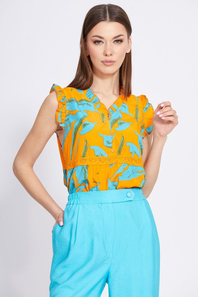 Брюки EOLA 2426 бирюза - фото 9