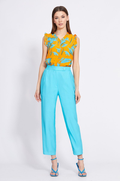 Брюки EOLA 2426 бирюза - фото 7