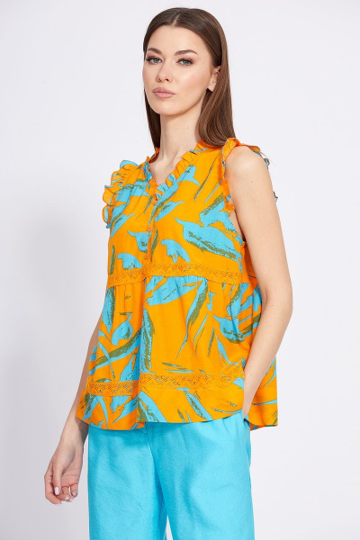 Брюки EOLA 2426 бирюза - фото 6