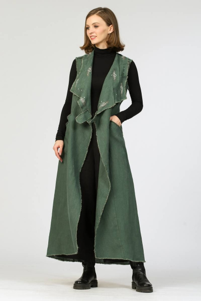 Жилет Полинушка 816 океан - фото 1