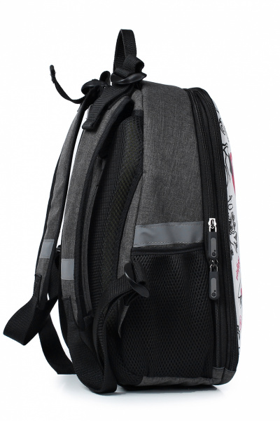 Рюкзак с формованной стенкой на два отделения Galanteya 1420.22с1321к45 черный - фото 4