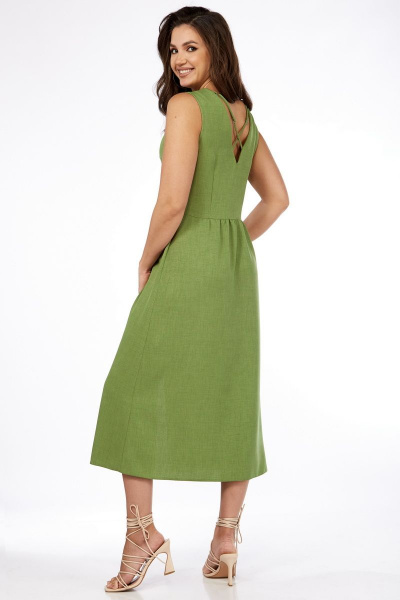 Платье Dilana VIP 1994/1 хаки - фото 2