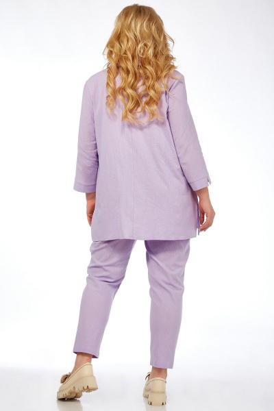 Полуприлегающие брюки из хлопка с поясом на резинке Belinga 4082 - фото 3