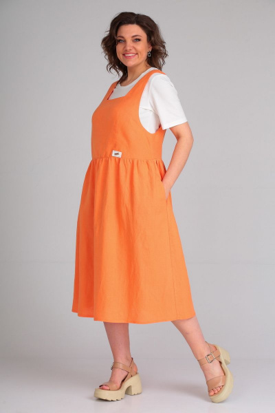 Блуза, сарафан Mubliz 043 оранжевый - фото 4