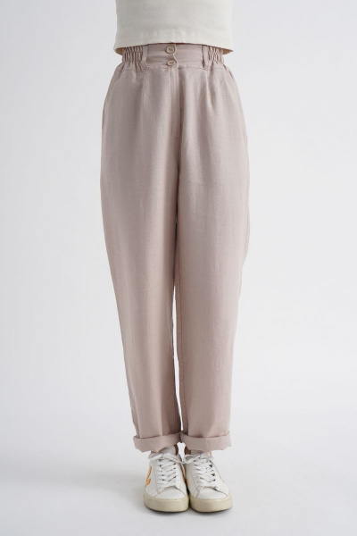 Брюки Mirolia 1155 бежевый - фото 5