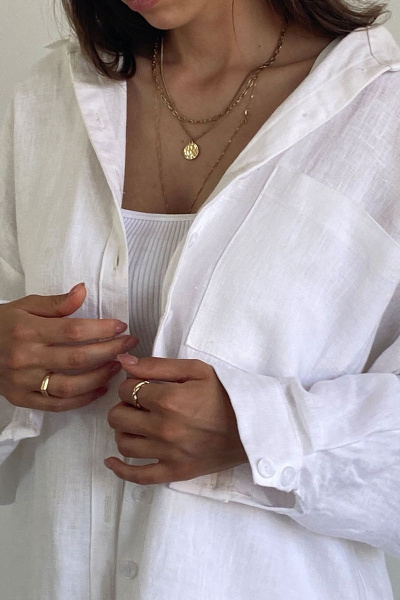 Рубашка, шорты Mirolia 1167 белый - фото 3