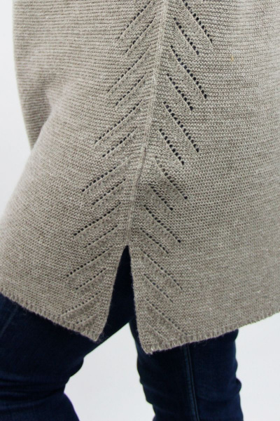 Джемпер расширенный реглан из шерсти бежевый для демисезона Полесье С1420-22 3С3001-Д43 158,164 св.дюна - фото 3