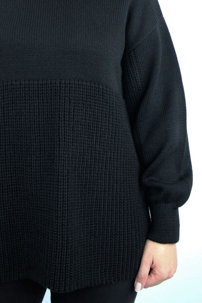 Джемпер Полесье С1426-22 3С8775-Д43 170,176 глубокий_черный - фото 3
