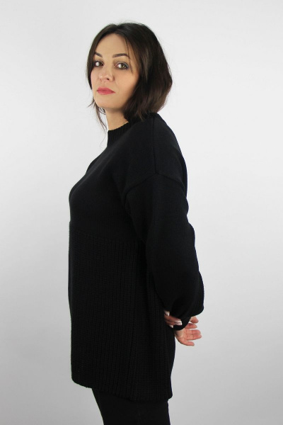 Джемпер Полесье С1426-22 3С8775-Д43 170,176 глубокий_черный - фото 2