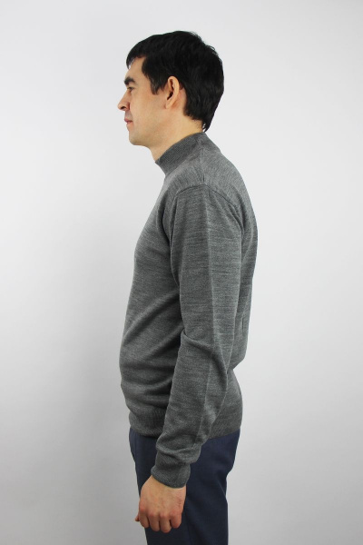 Демисезонный свитер из трикотажа с воротником-стойкой Полесье С3012-15 5С1749-Д43 170,176 маренго - фото 2