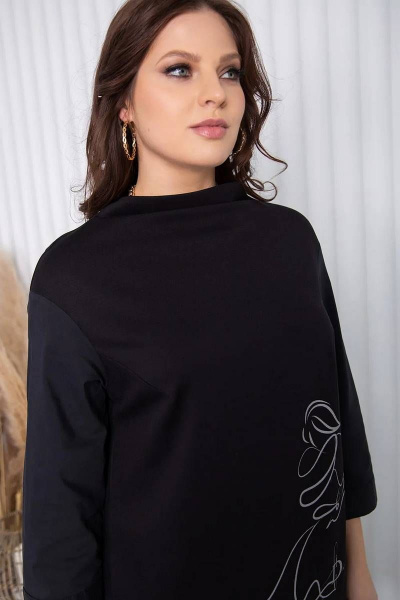 Платье Daloria 1471 черный - фото 6