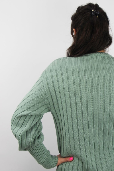 Платье из трикотажа с спущенной линией плеча и круглым вырезом Полесье С4514-22 2С5243-Д43 164 прибой__16-5806 - фото 3