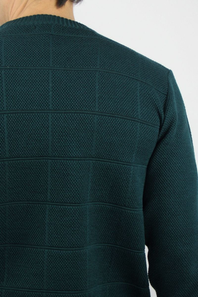 Джемпер из шерсти и трикотажа с круглым вырезом второго слоя Полесье С5199-22 3С3002-Д43 170,176 кедр - фото 3