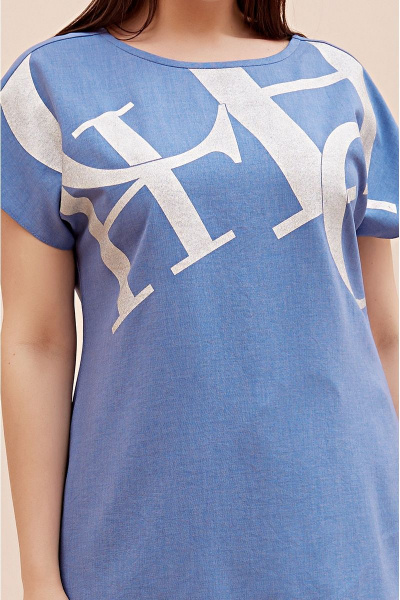 На каждый день костюм из текстиля с брюками Палаццо и свитшотом Lissana 4715 - фото 6