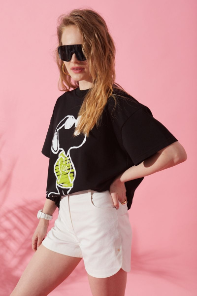 Майка DAVYDOV 9194 черный - фото 2