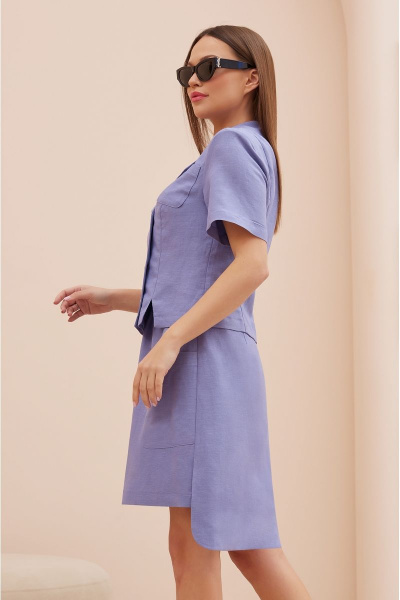 Жакет, юбка Lissana 4862 лаванда - фото 5