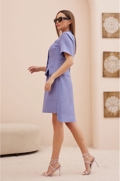 Жакет, юбка Lissana 4862 лаванда - фото 4