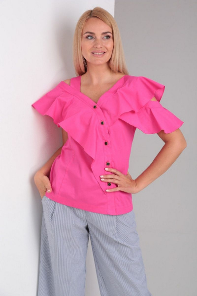 Блуза, кюлоты Gamma Gracia 568 розвый серый - фото 5