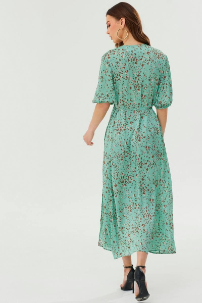 Платье из штапеля с кулисой и карманами на лето Lyushe 3452 - фото 9