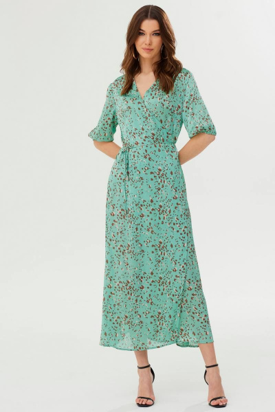 Платье из штапеля с кулисой и карманами на лето Lyushe 3452 - фото 6